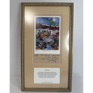 Amy R. Stein "The Journey" 5/500 Signed Framed Print Navajo Women 15"x9"
